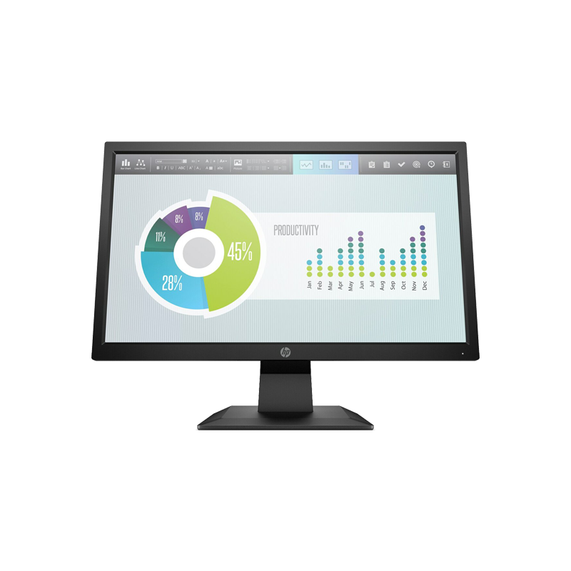 HP P204v 49.53 cm(19.5) Monitor (5RD66AA)