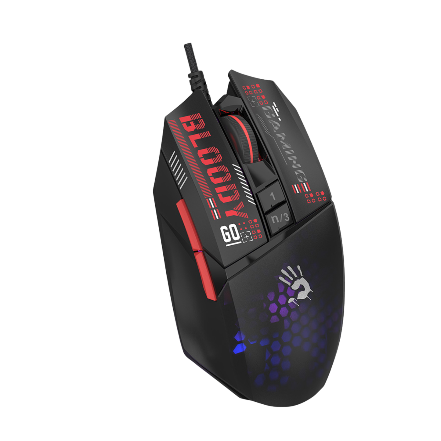 Bloody W60 Max Mini Honeycomb RGB Gaming Wired Mouse USB