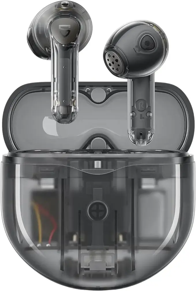 SoundPEATS Air4 Wireless Earbuds with ANC and ENC Calling Black