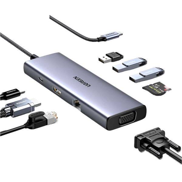 15601 UGREEN USB-C Multifunction Adapter (10-in-1)