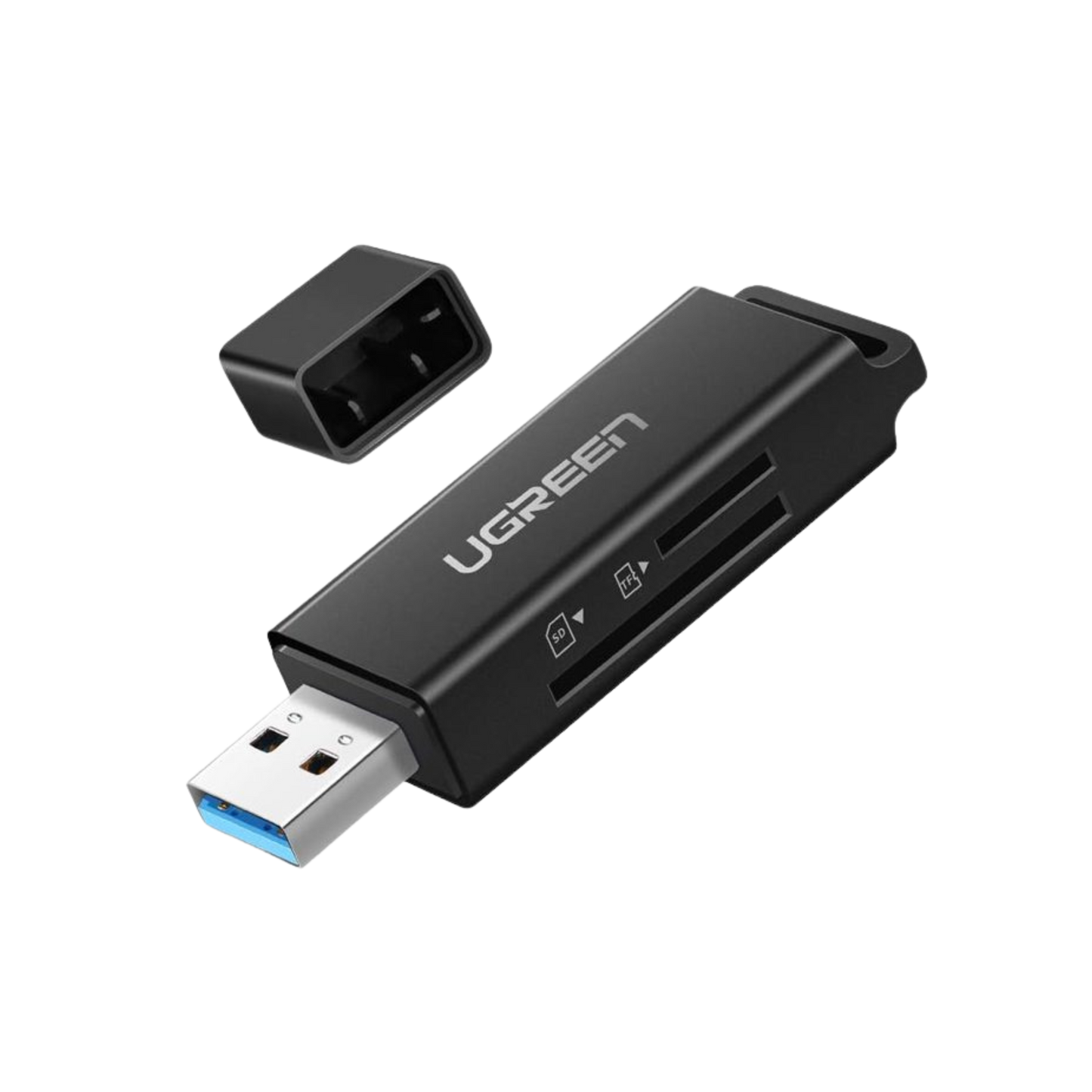 40752 UGREEN USB 3.0 to TF + SD Dual Card Reader (Black)"