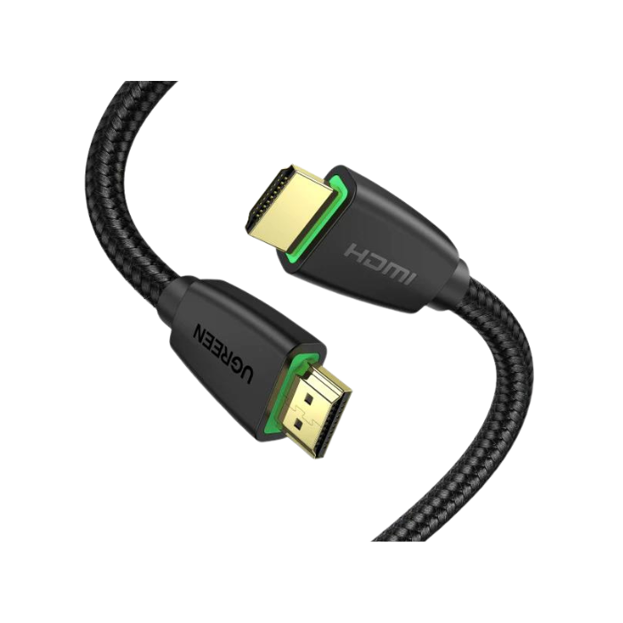 40408 HDMI Male To Male Cable With Braid 1M