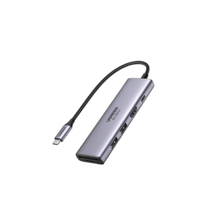 35999 USB-C To HDMI+2*USB-A 3.2+2*USB 3.2 C+PD Power Converter USB-A&C 10Gbps+ 4K@60Hz with PD"