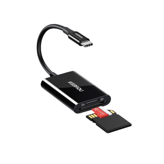 35622 USB-C 3.1 Card Reader For TF/SD Black