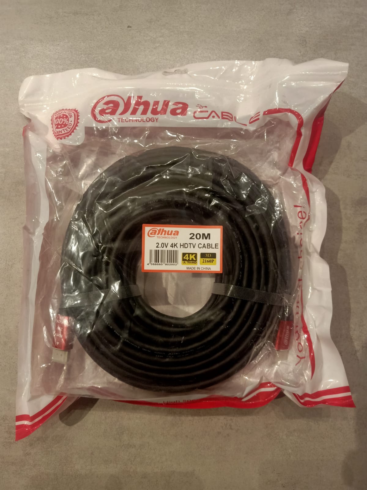 DAHUA HDMI CABLE 20M pic 1