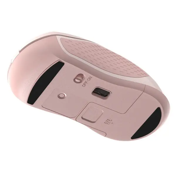 Rapoo B20 Silent Wireless Optical Mouse, 2.4 GHz Wireless Connection Pink