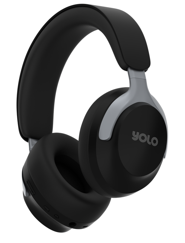 YOLO Nirvana Wireless Headphone front view showing sleek design, over-ear cushions, and premium build