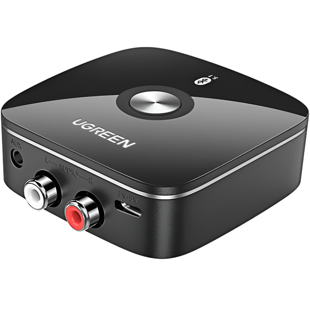 40759 UGREEN Wireless Bluetooth Audio Receiver 5.1 with 3.5mm and 2RCA Adapter
