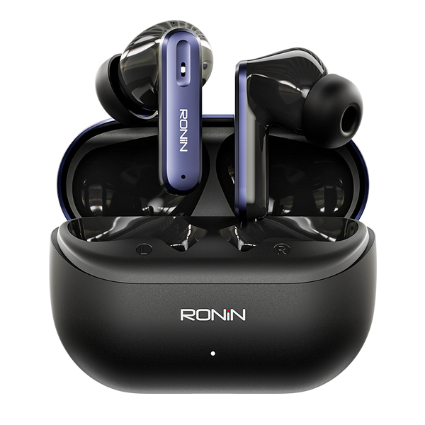 Ronin R-7075 Vesper wireless earbuds with charging case