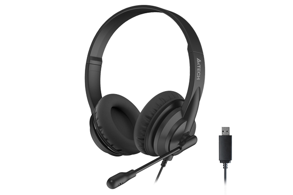A4Tech HU-10 Wired Headset USB Black