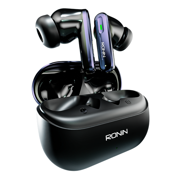 Ronin R-7075 Vesper wireless earbuds with charging case