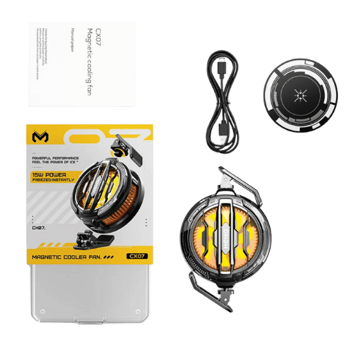 Memo CX07 Portable USB Mobile Cooling Fan Black