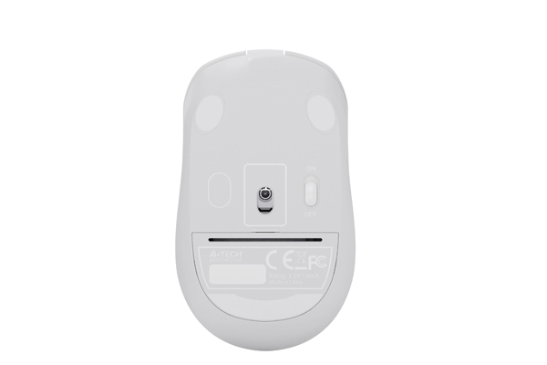 A4Tech FG12S Fstyler 2.4G Wireless Silent Mouse Black angled design
