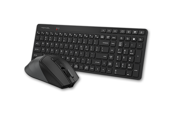 A4Tech FB2800C Air2  Fstyler Bluetooth + 2.4G Wireless Rechargeable Keyboard & Mouse Combo