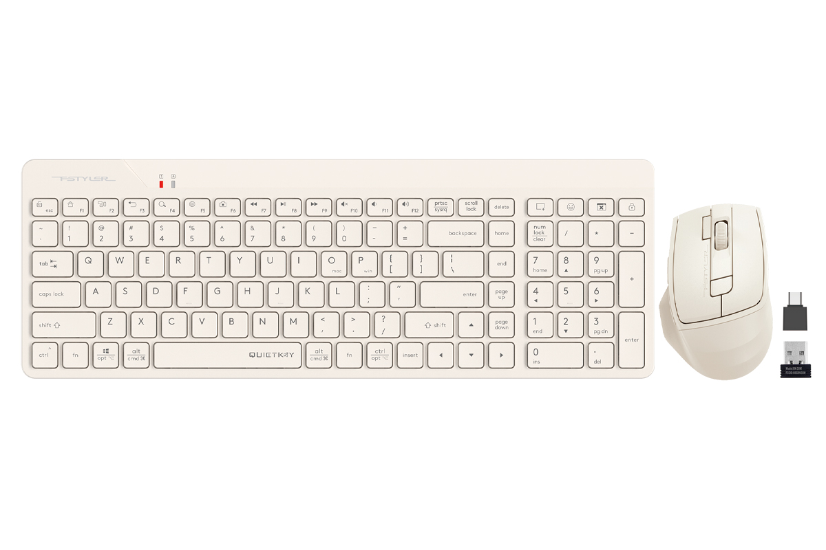 A4Tech FG2400 Air2 2.4G Wireless QuietKey Combo Set