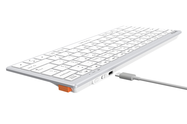 A4tech FBX51C Fstyler Dual Mode Bluetooth / 2.4G Wireless Compact Rechargeable Keyboard