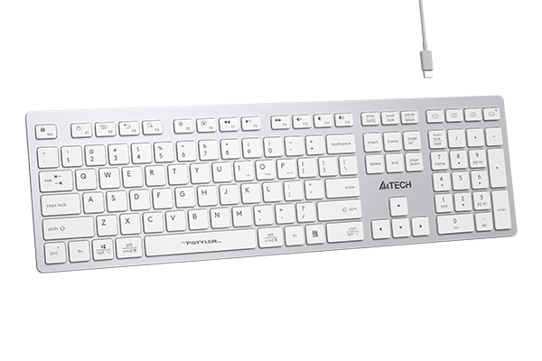 A4tech FBX50C Fstyler  Dual Mode Bluetooth / 2.4G Wireless Rechargeable Keyboard