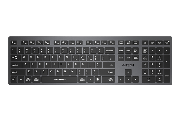A4tech FBX50C Fstyler  Dual Mode Bluetooth / 2.4G Wireless Rechargeable Keyboard