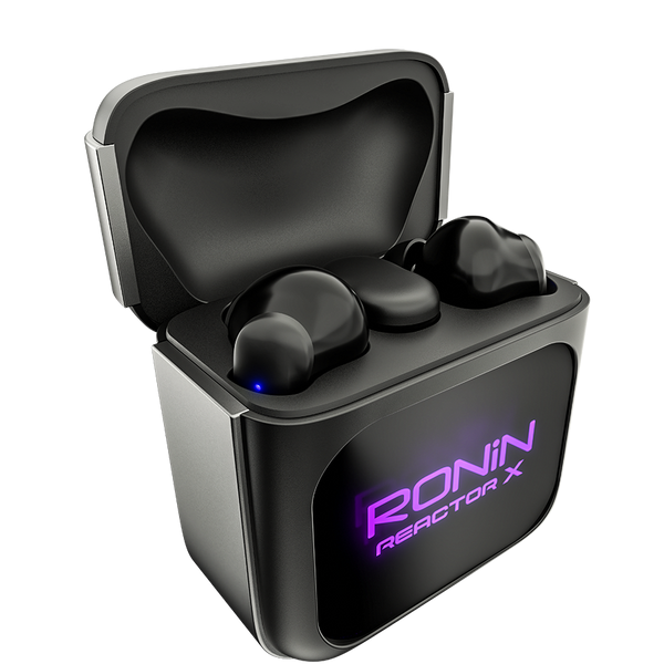 Ronin R-7095 Reactor X earbuds with charging case
