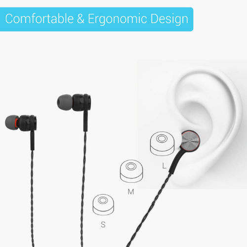 Portonics Handsfree â€“ Wired Earphones for Clear Sound