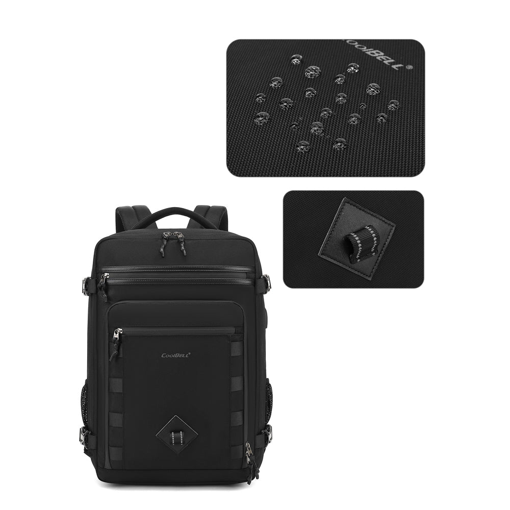 CoolBell 8265 Travel Backpack Rear Panel