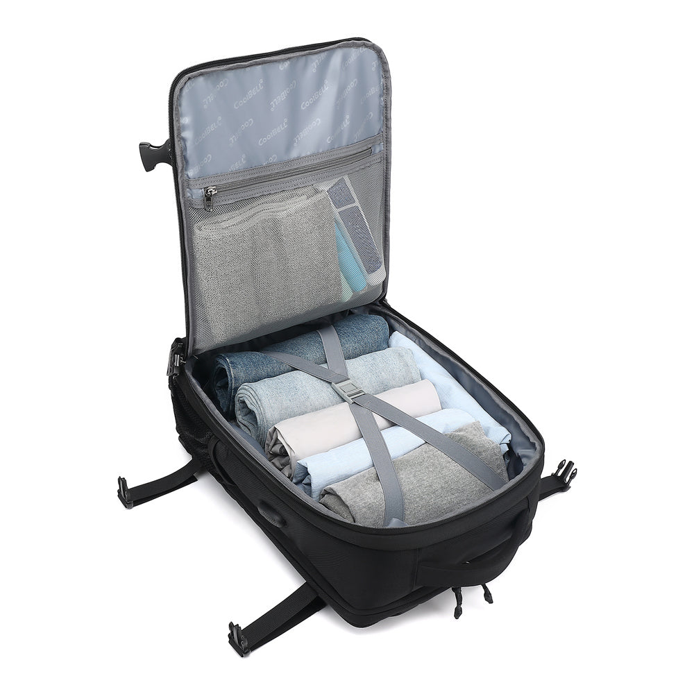 CoolBell 8265 Travel Backpack Rear Panel