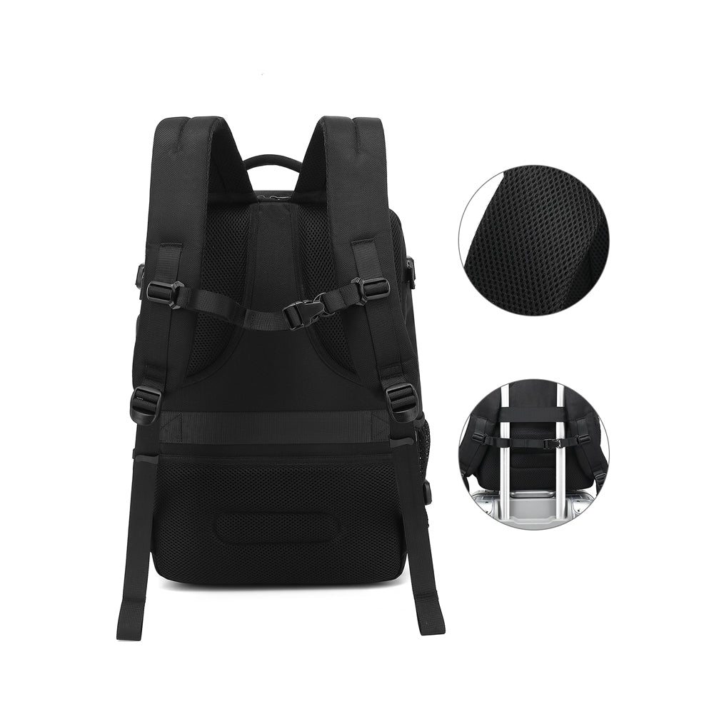 CoolBell 8265 Travel Backpack Rear Panel