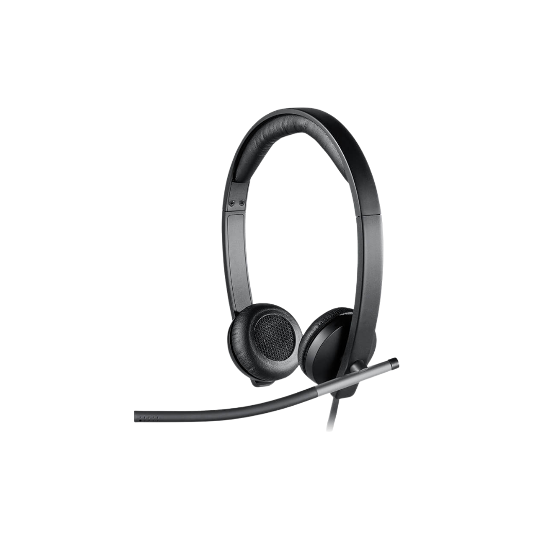 Logitech H650e Business Headset with Noise-Cancelling Mic