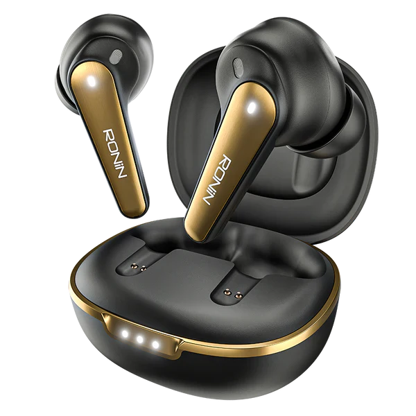 Ronin R-7065 Eclipse true wireless earbuds with charging case