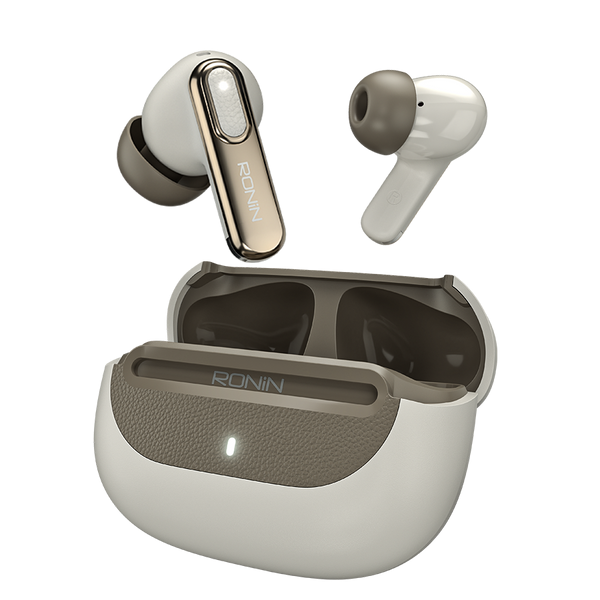 Ronin R-7080 Nox wireless earbuds with charging case