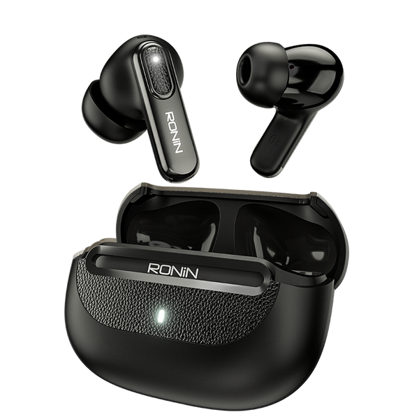 Ronin R-7080 Nox wireless earbuds with charging case
