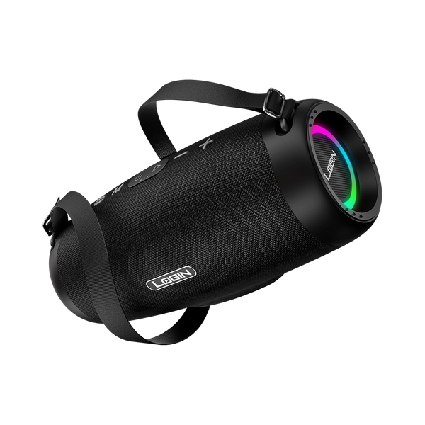 Login L-274 speaker front view portable audio device