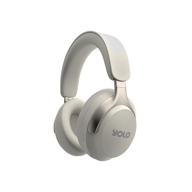 YOLO Nirvana Wireless Headphone front view showing sleek design, over-ear cushions, and premium build