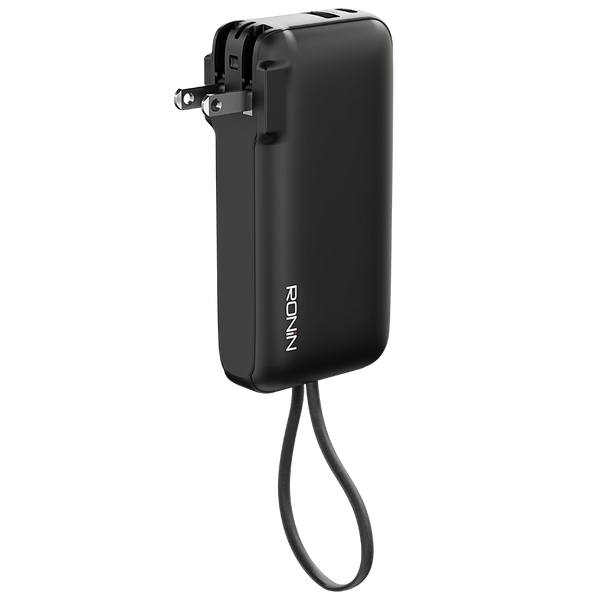 RONIN R-4050 power bank front view high capacity portable charge