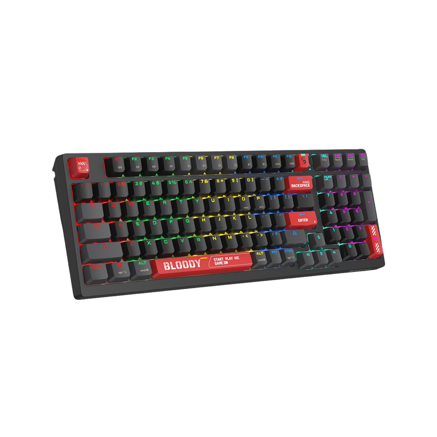 Bloody WS98 RGB Wireless BLMS Mechanical Keyboard Bloody Red
