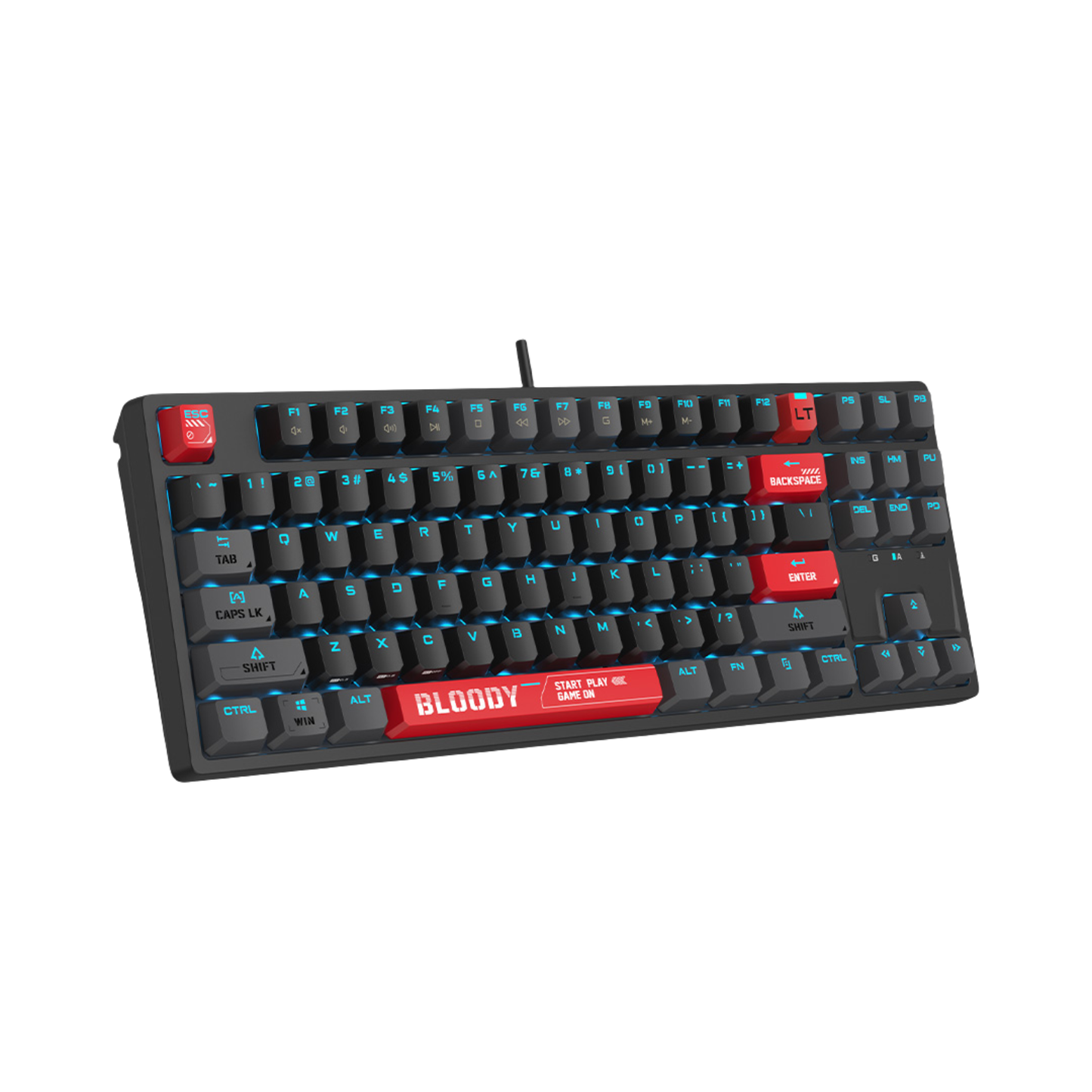 Bloody Alpha AT87 (Bloody Red) Optical Switch Mechanical Keyboard USB US Layout