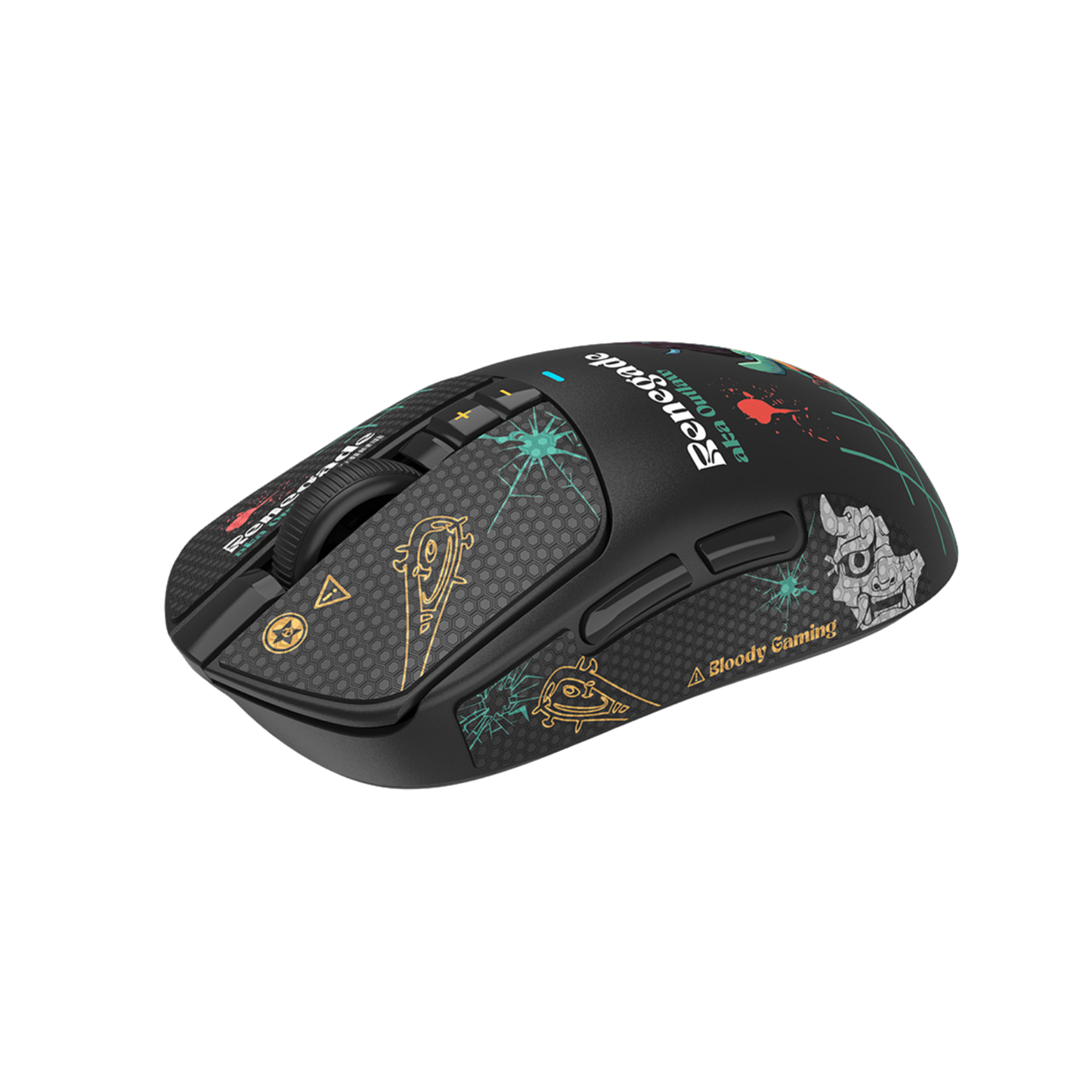 Bloody R72 Ultra Duo Black WaveLink Full Speed Dual Mode Wireless Gaming Mouse USB