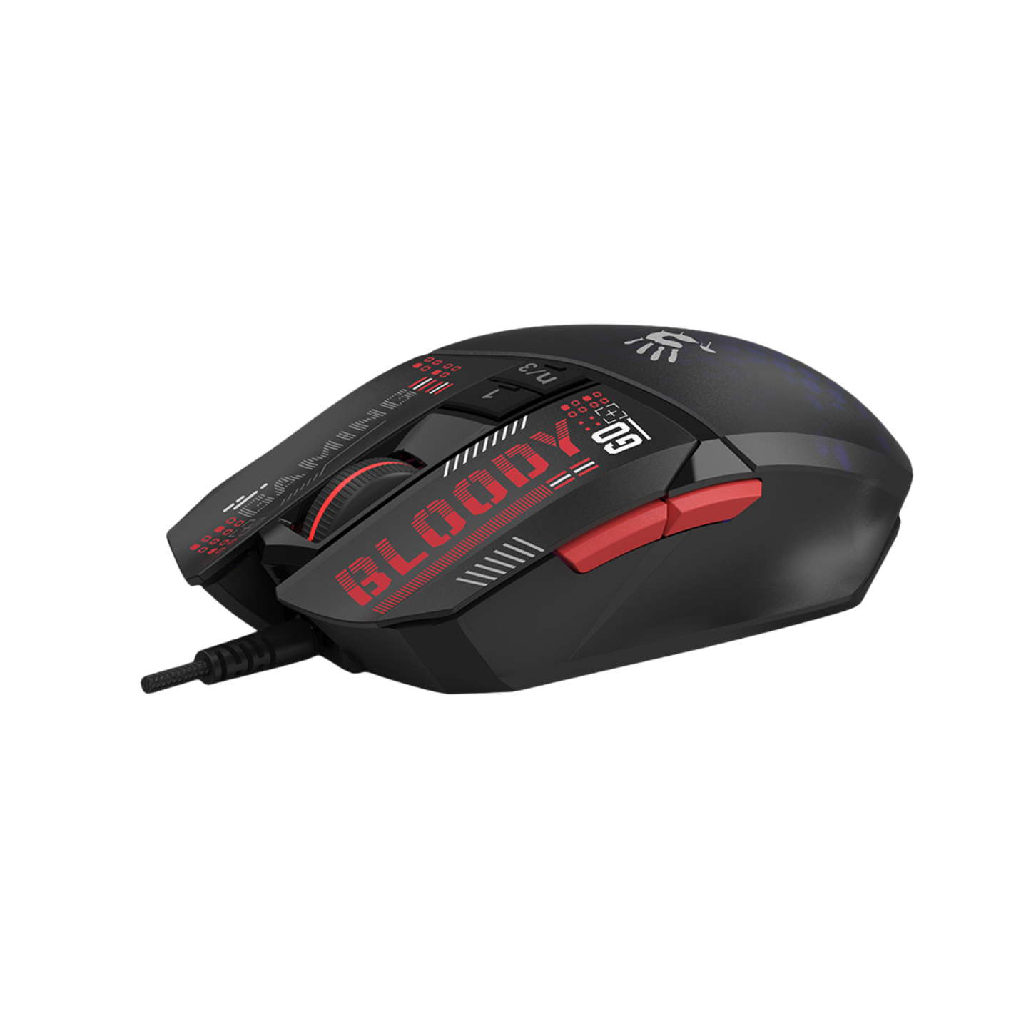 Bloody W60 Max Mini Honeycomb RGB Gaming Wired Mouse USB