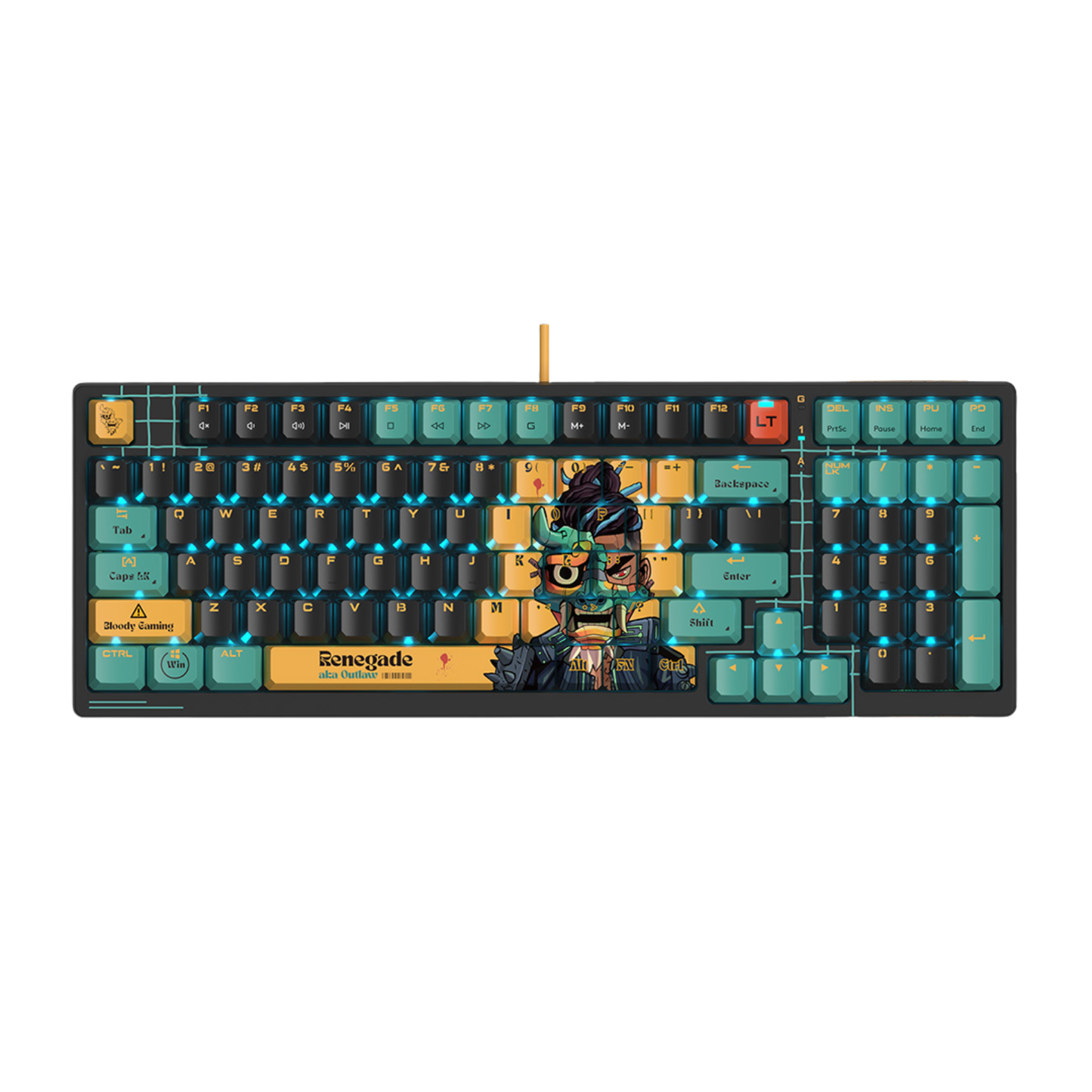 Bloody AT98 Alpha Optical Switch Mechanical Keyboard USB