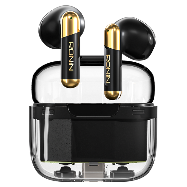 Ronin R-7070 Snap wireless earbuds with charging case