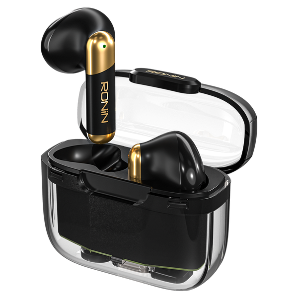 Ronin R-7070 Snap wireless earbuds with charging case
