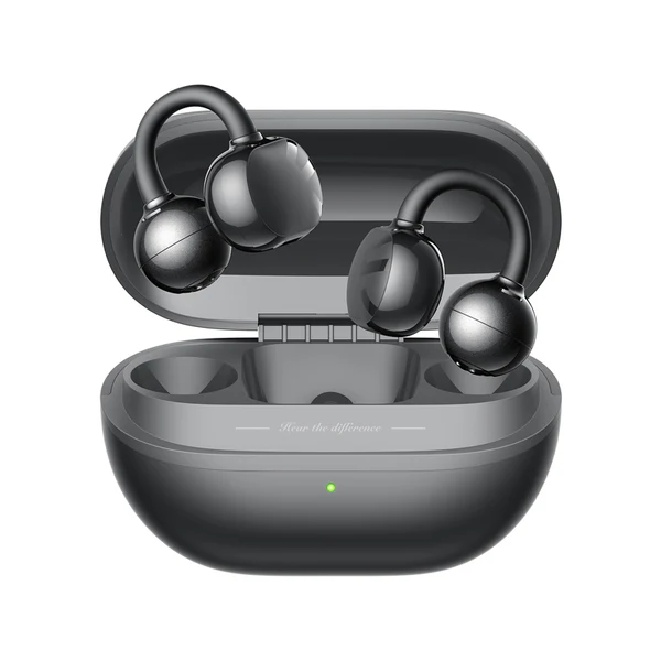SoundPEATS POP Clip charging case open