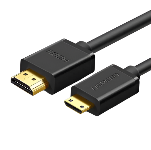 11167 UGREEN Mini HDMI to HDMI 4K Cable Male to Male Black 1.5m