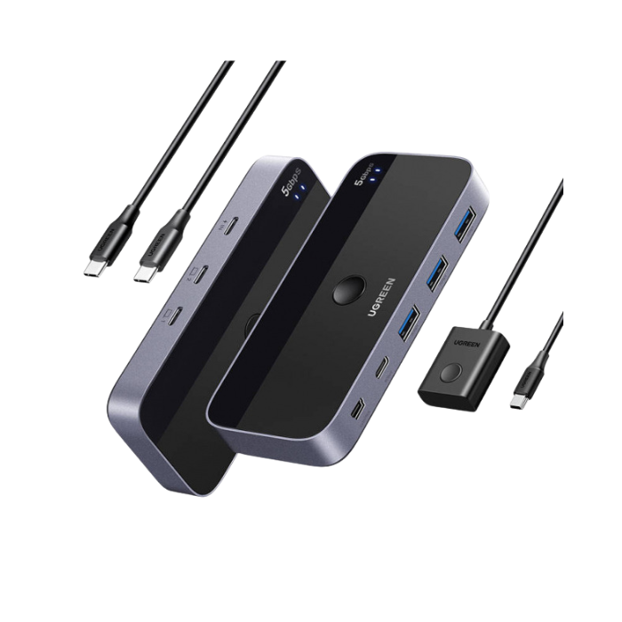 25098 USB 3.0 Sharing Switch 2 In 4 Out Input: 2XUSB-Cï¼›Output      3XUSB-A, 1XUSB-C