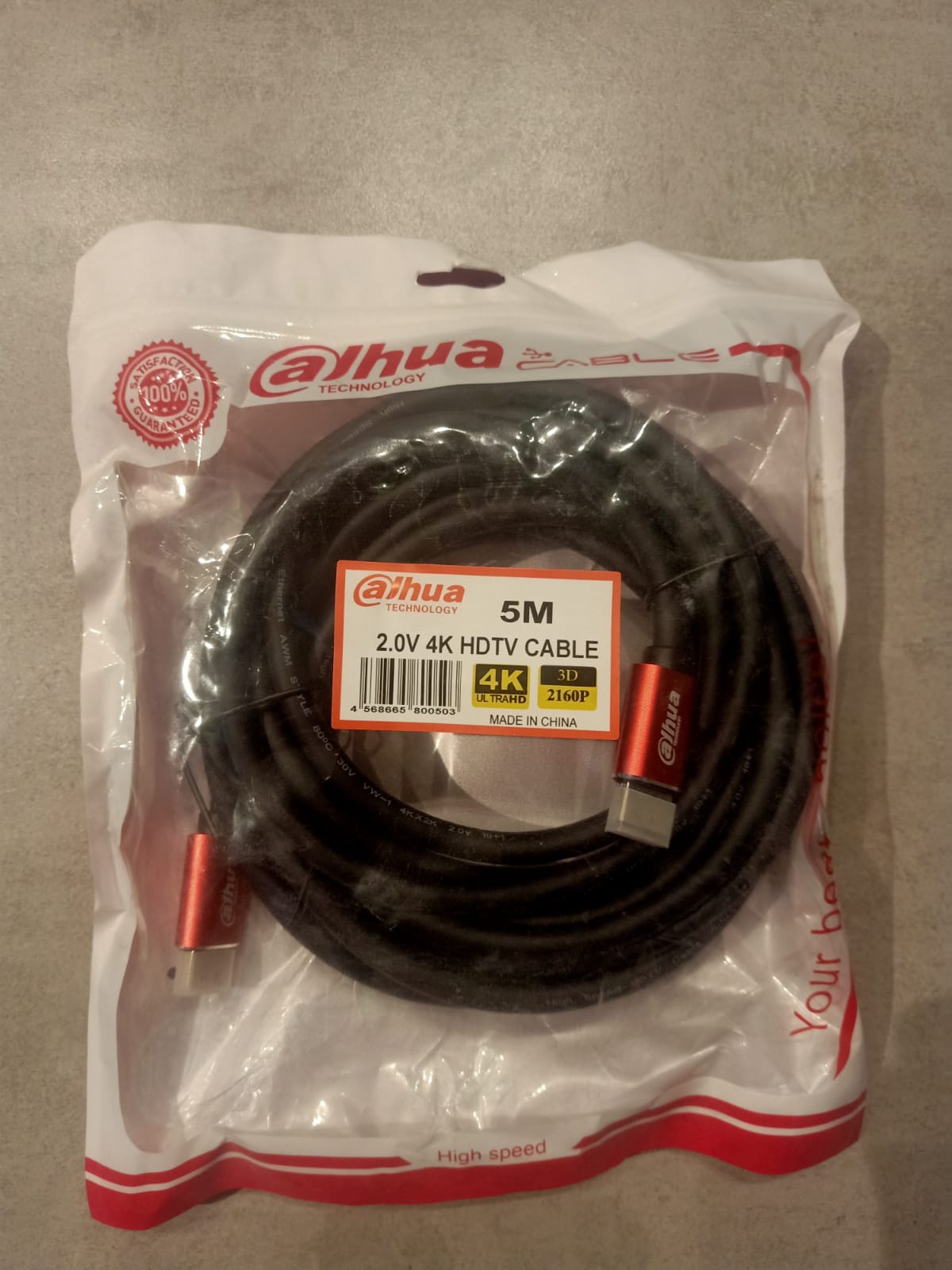 DAHUA CABLE HDMI 5M pic 1