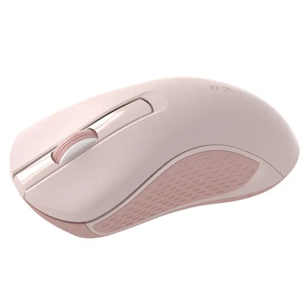 Rapoo B20 Silent Wireless Optical Mouse, 2.4 GHz Wireless Connection Pink