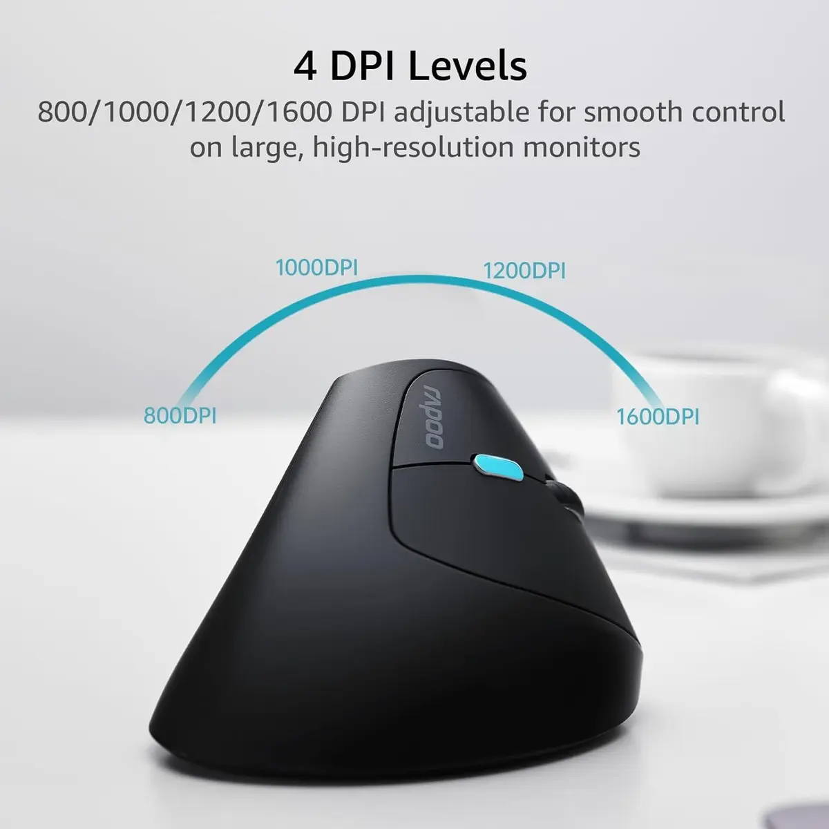 RAPOO EV250 Silent Wireless optical mouse  Black