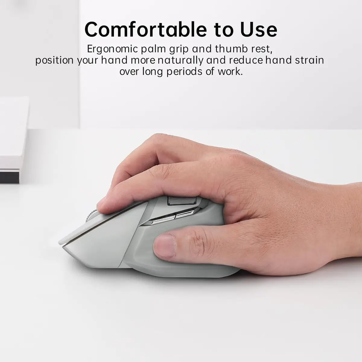 RAPOO MT760L Multi-mode Wireless Mouse  Grey White