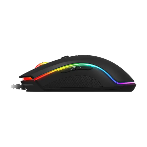 Rapoo V25S RGB Optical Wired Gaming Mouse - Black