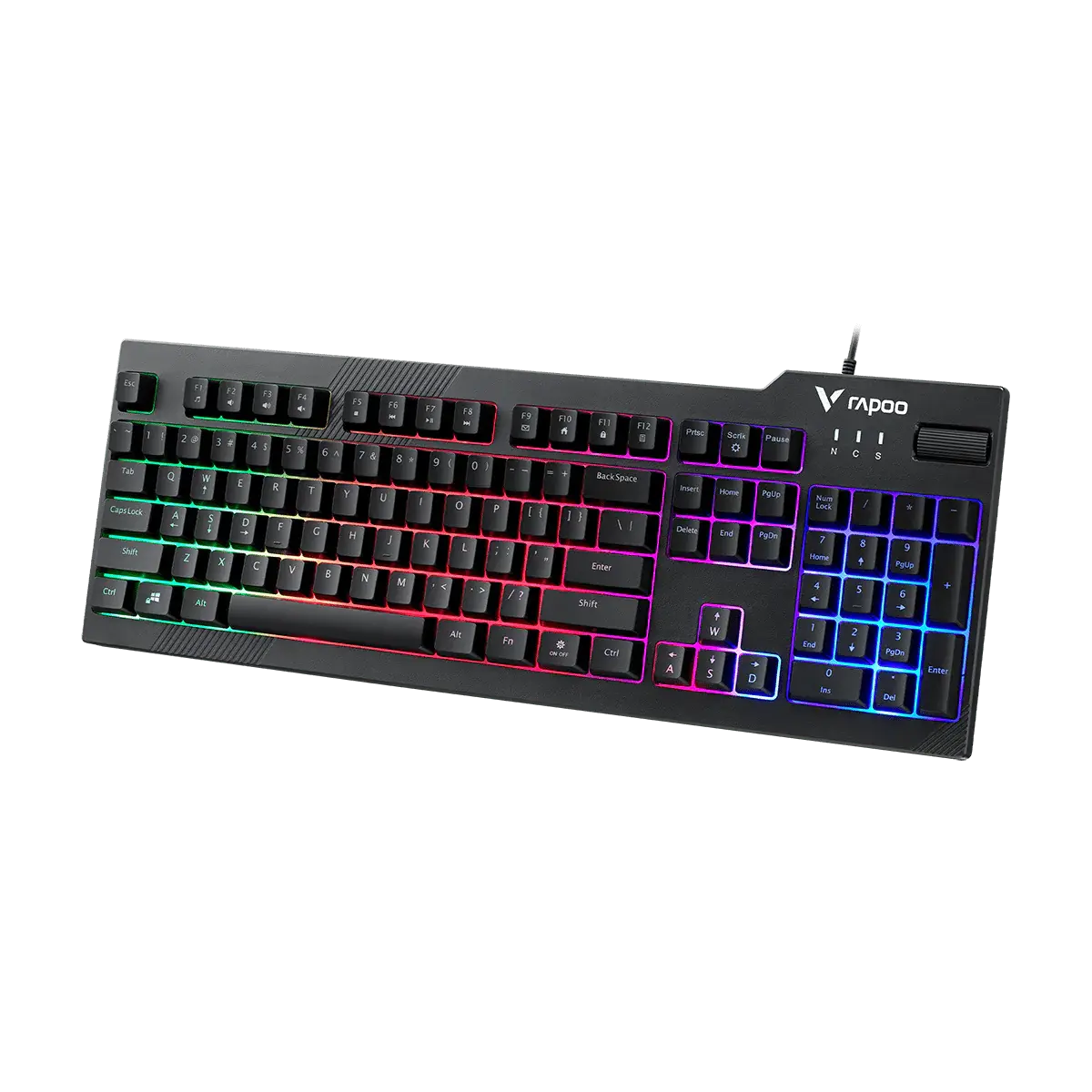 Rapoo V50S RGB Backlit Gaming Keyboard - Black